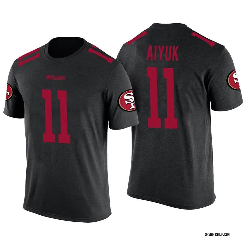 Youth Brandon Aiyuk San Francisco 49ers Black Color Rush Legend T-Shirt